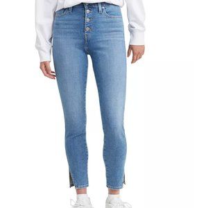 Levi’s 721 High Rise Skinny Ankle Exposed Button Fly